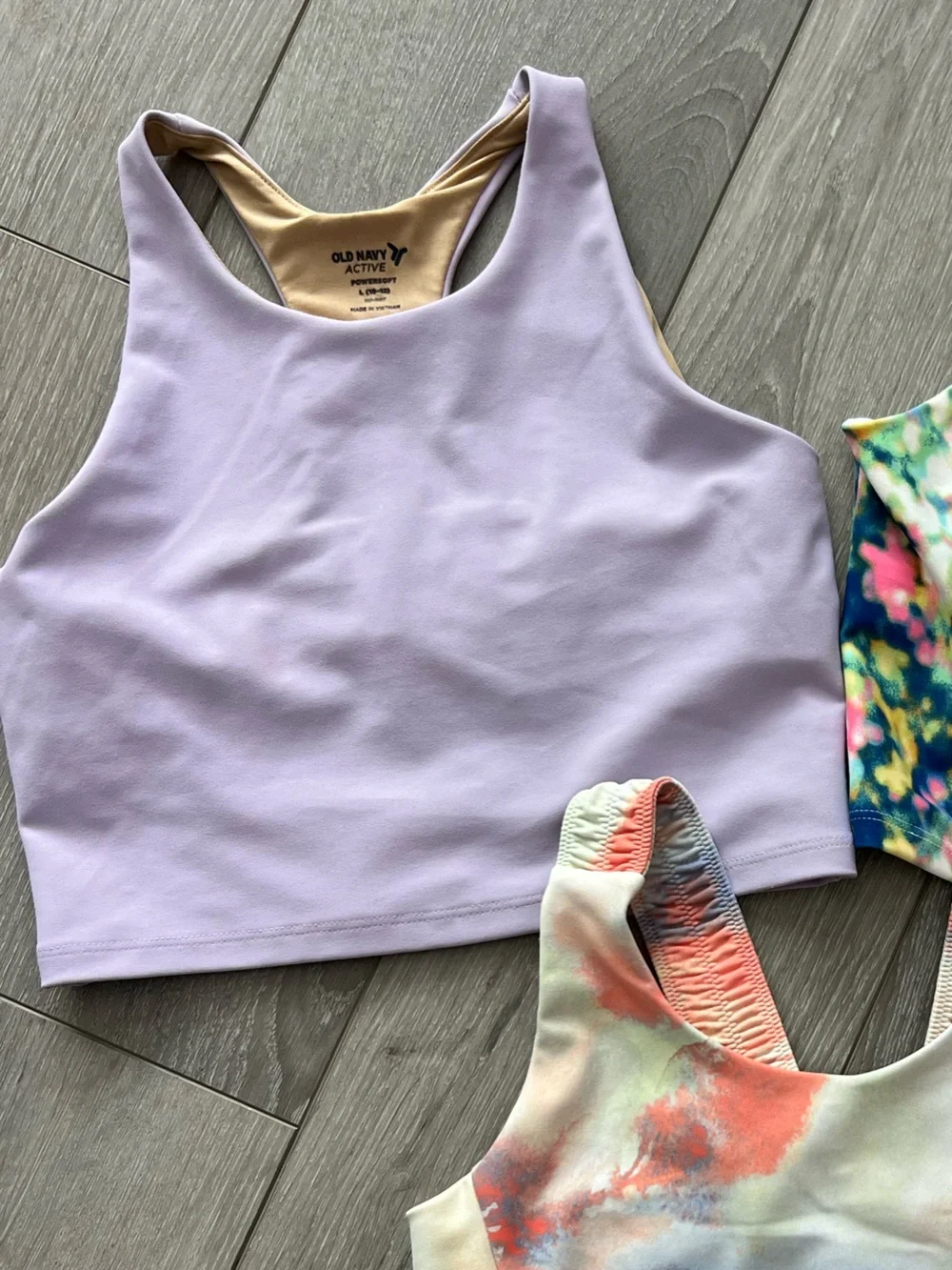 Old Navy Active Pastel Sports Bra Girls Size 10/12 L